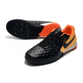 Chuteira Nike Tiempo Legend 8 Futsal Pro Preto/Laranja