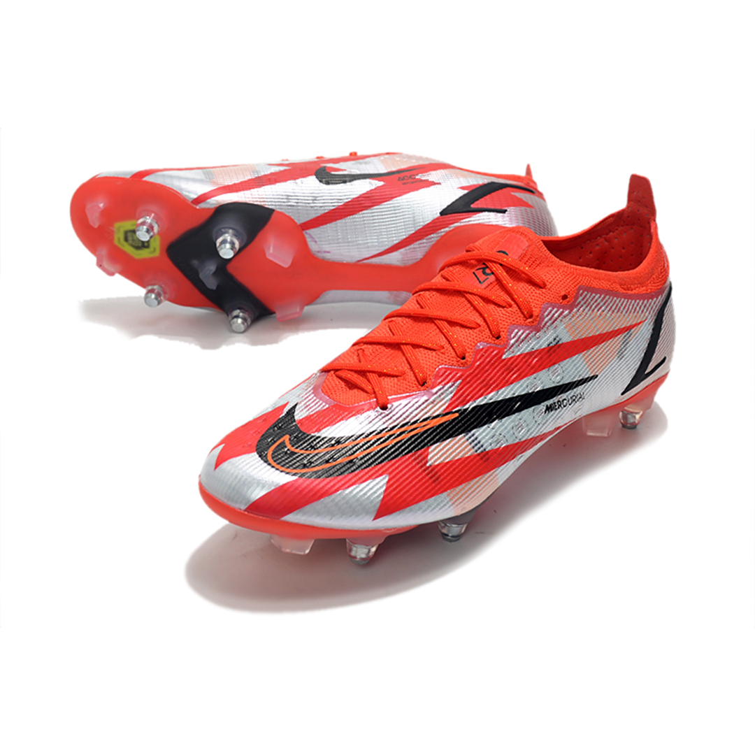 Chuteira Nike Mercurial Vapor 14 Elite CR7 Spark Positivity SG-Pro Trava-mista