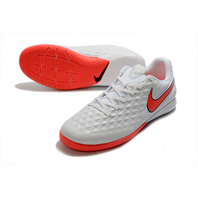 Chuteira Nike Tiempo Legend 8 Futsal Pro Branco/Vermelho