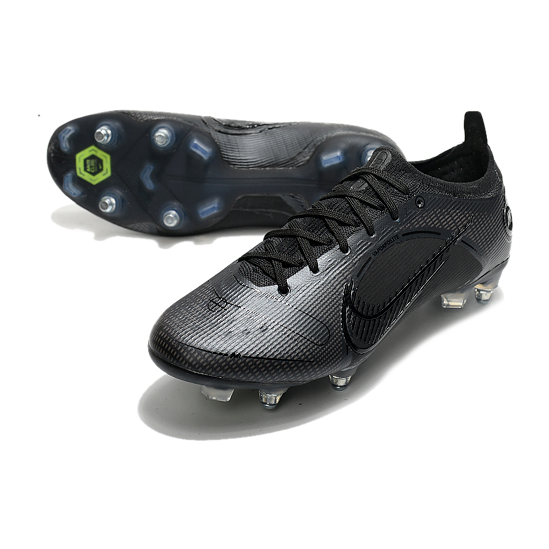 Chuteira Nike Mercurial Vapor 14 Elite All Black SG-Pro Trava-mista