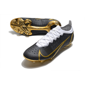 Chuteira Nike Mercurial Vapor 14 Elite Preto/Branco/Dourado