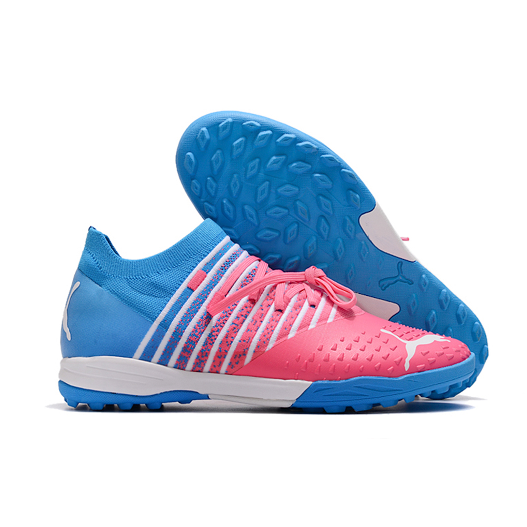 Chuteira Puma Future Z 1.3 Society Rosa/Azul