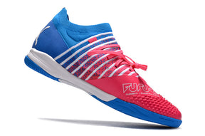 Chuteira Puma Future Z 1.3 Futsal Rosa/Azul