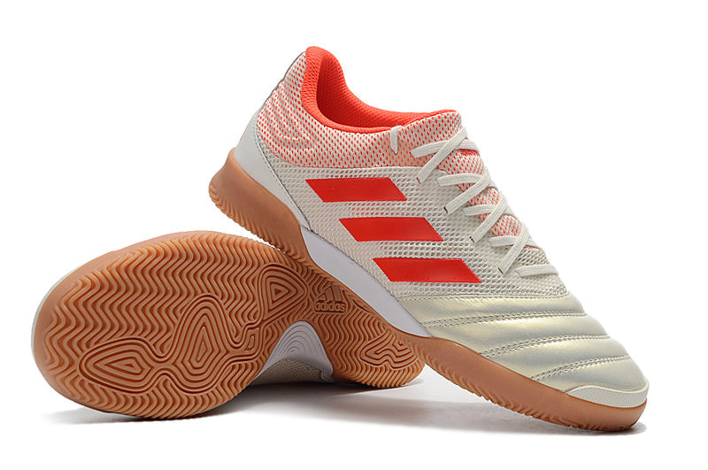 Chuteira Adidas Copa 20.1 Futsal Branco/Vermelho