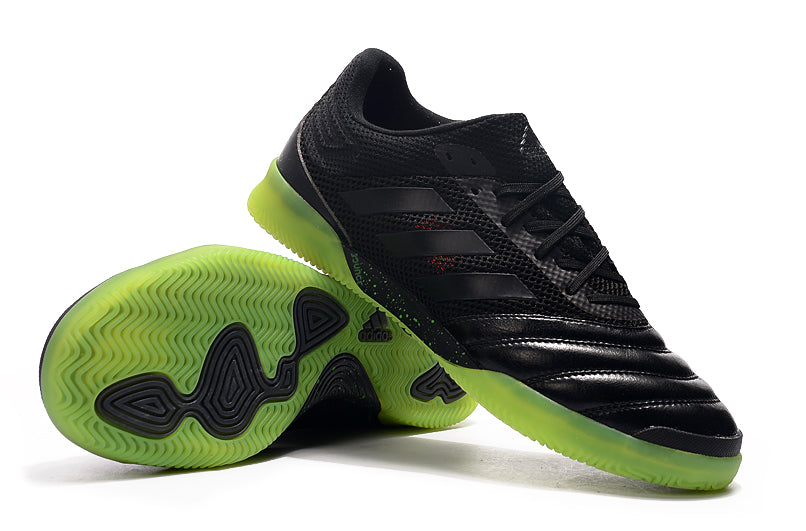 Chuteira Adidas Copa 20.1 Futsal Preto/Verde