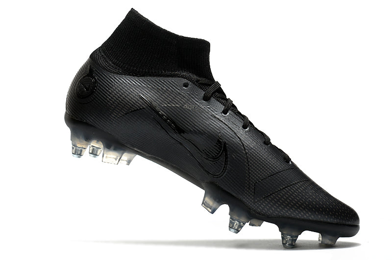 Chuteira Nike Mercurial Superfly 8 Elite All Black SG-Pro Trava-mista