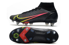 Chuteira Nike Mercurial Superfly 8 Elite Black x Prism SG-Pro Trava-mista