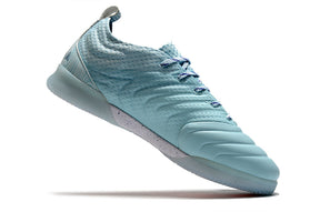 Chuteira Adidas Copa 20.1 Futsal Azul/Laranja