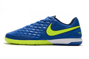 Chuteira Nike Tiempo Legend 8 Futsal Pro Azul/Verde