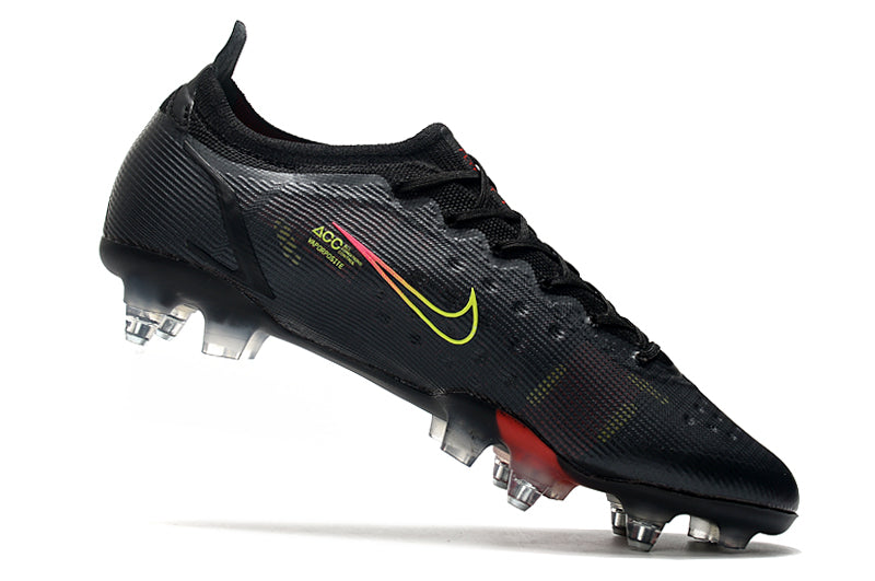 Chuteira Nike Mercurial Vapor 14 Elite Black x Prism SG-Pro Trava-mista