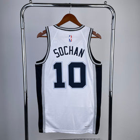 Regata NBA San Antonio Spurs 23/24 Jeremy Sochan Branca