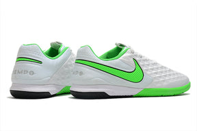 Chuteira Nike Tiempo Legend 8 Futsal Pro Branco/Verde