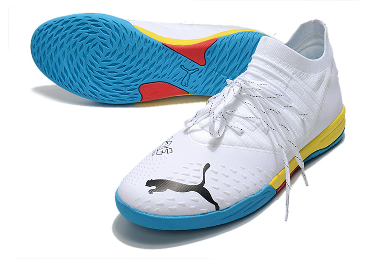 Chuteira Puma Future Z 1.3 Futsal Branco/Colorido