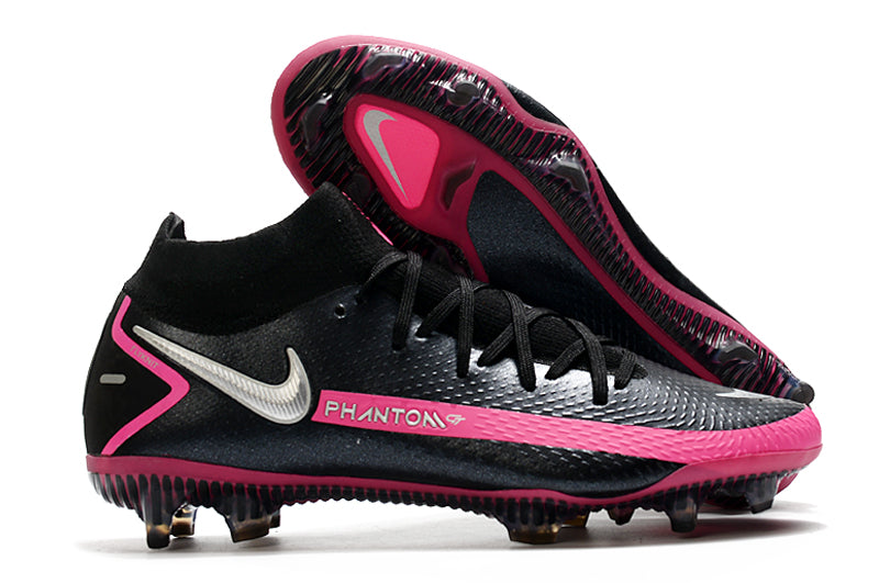 Chuteira Nike Phantom GT Elite DF Preto/Rosa