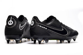 Chuteira Nike Tiempo Legend 9 Elite All Black SG-Pro Trava-mista