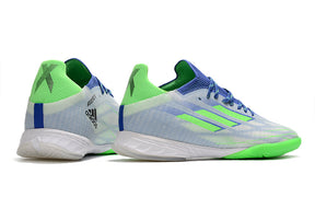 Chuteira Adidas X Speedflow. 1 Futsal Azul/Verde