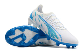 Chuteira Puma Ultra Ultimate Branco/Azul