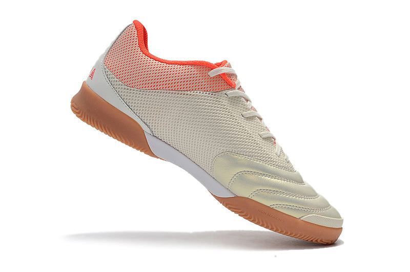 Chuteira Adidas Copa 20.1 Futsal Branco/Vermelho