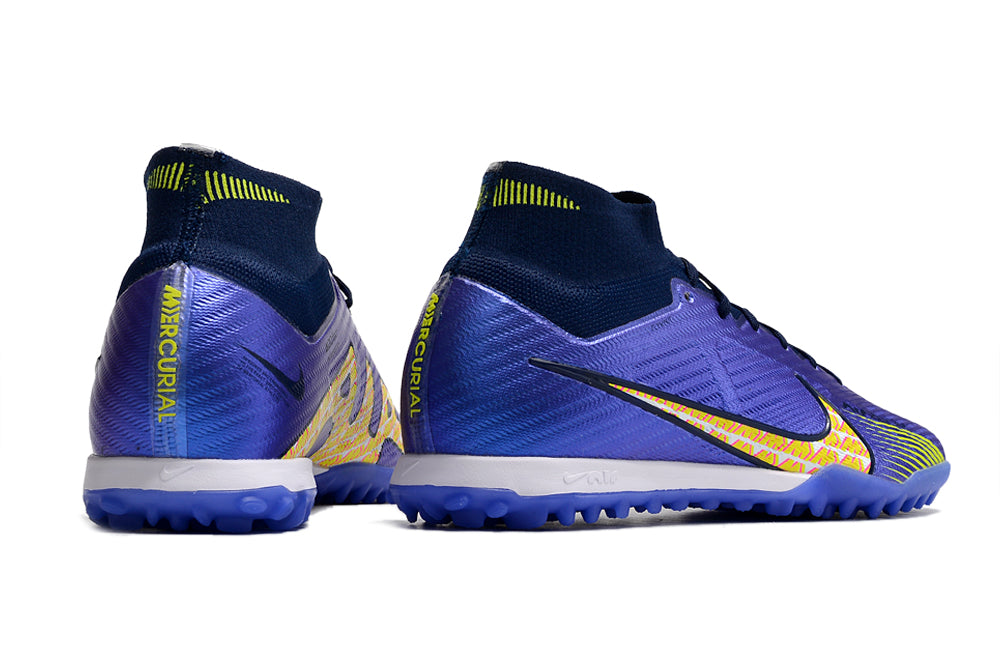 Chuteira Nike Air Zoom Mercurial Superfly 9 Society Elite Azul