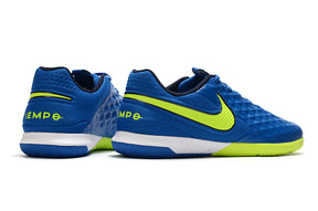 Chuteira Nike Tiempo Legend 8 Futsal Pro Azul/Verde