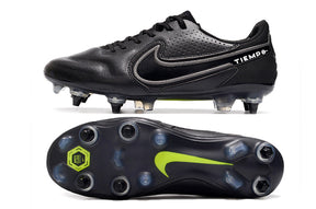 Chuteira Nike Tiempo Legend 9 Elite All Black SG-Pro Trava-mista