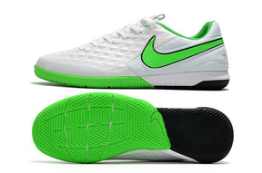 Chuteira Nike Tiempo Legend 8 Futsal Pro Branco/Verde