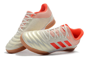 Chuteira Adidas Copa 20.1 Futsal Branco/Vermelho