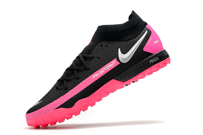 Chuteira Nike Phantom GT Society Elite DF Preto/Rosa