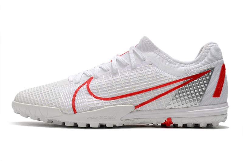 Chuteira Nike Zoom Mercurial Vapor 14 Society Pro Branco/Vermelho