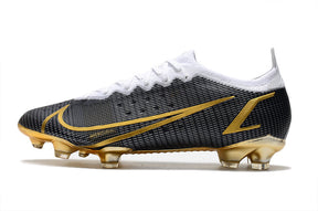 Chuteira Nike Mercurial Vapor 14 Elite Preto/Branco/Dourado