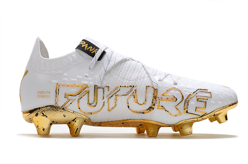 Chuteira Puma Future Z 1.2 Branco/Dourado