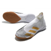 Chuteira Adidas Predator 20+ Mutator Futsal Branco/Dourado