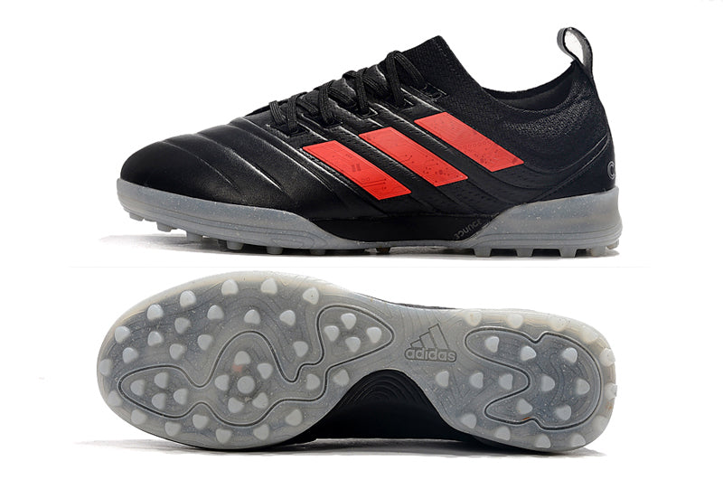 Chuteira Adidas Copa 20.1 Society Preto/Vermelho