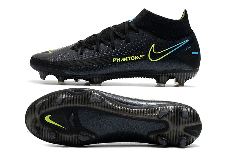 Chuteira Nike Phantom GT Elite DF Black x Prism