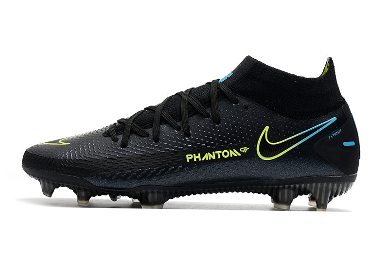 Chuteira Nike Phantom GT Elite DF Black x Prism