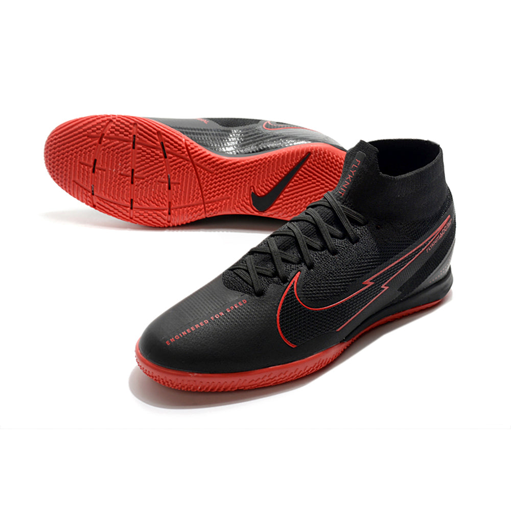 Chuteira Nike Mercurial Superfly 8 Futsal Elite Preto/Vermelho