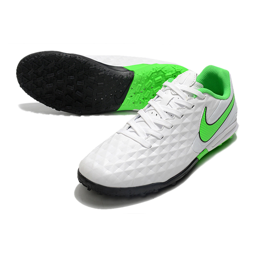 Chuteira Nike Tiempo Legend 8 Society Pro Branco/Verde