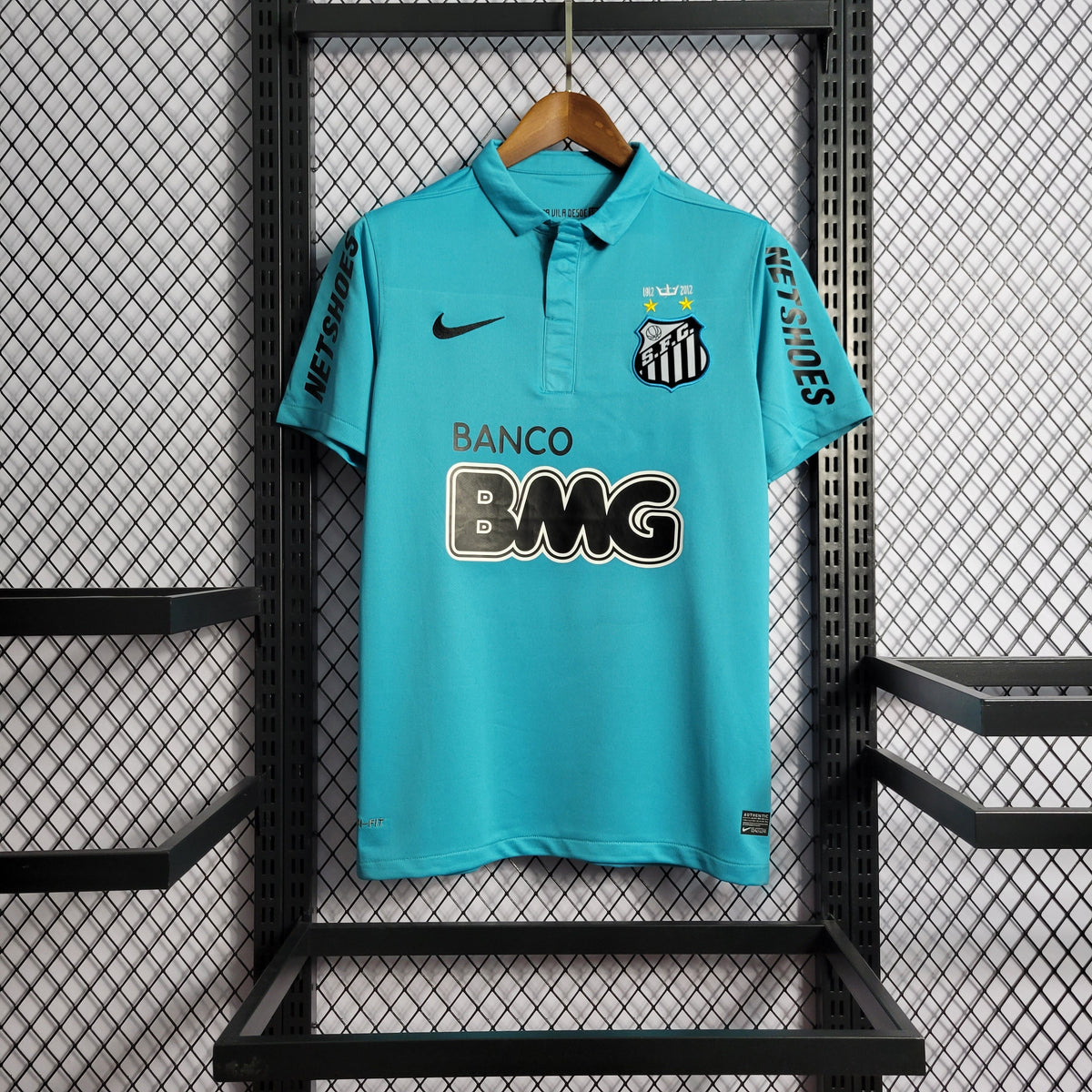 Camisa Santos Away 2012/13 - Nike Retrô Masculina - Azul