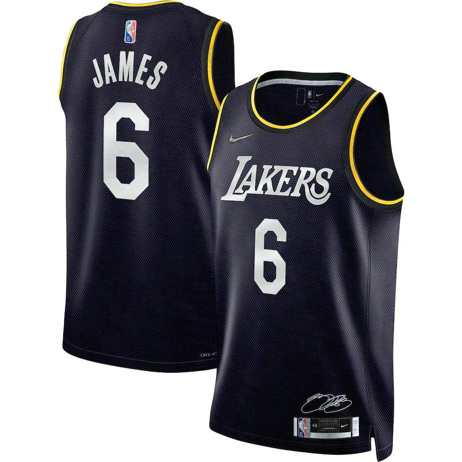 Regata Nike Swingman Los Angeles Lakers "James" N° 6 - Center Esportes Store